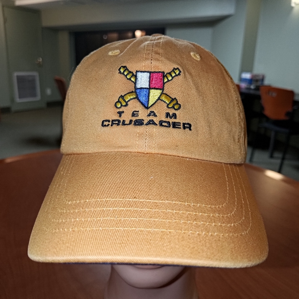 Team Crusader Embroidered Logo Strapback Hat Cap
